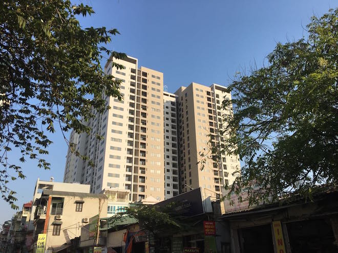 Cần giải quyết thỏa đáng Dự án Nhà cao tầng (HUD3)60 Nguyễn Đức Cảnh thi công gây lún nứt nhà dân