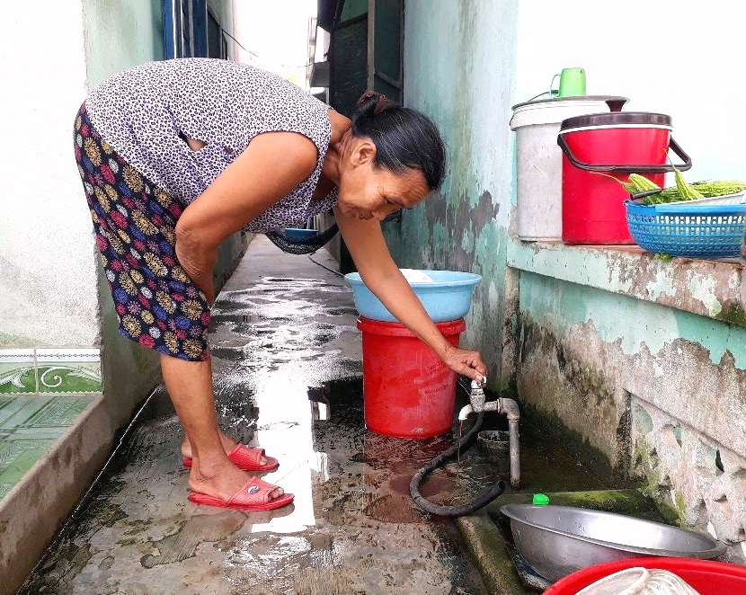 Đà Nẵng: Sông cầu Đỏ nhiễm mặn, nhiều hộ dân thiếu nước sạch - Hình 1