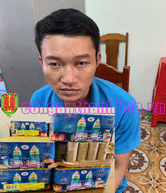 Thanh Hóa: Bắt giữ hơn 17 kg pháo giàn đang vận chuyển đi tiêu thụ