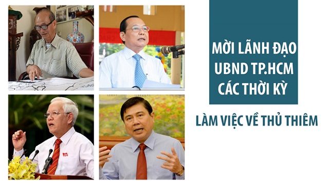 TP. HCM: Liên quan đến Thủ Thiêm, UBND TP mời 30 lãnh đạo qua các thời kỳ về làm việc