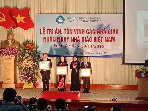 Đại Học Thái Nguyên: Tôn vinh các nhà giáo