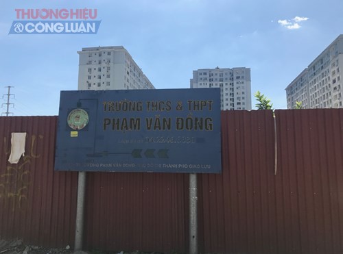KĐT Thành phố Giao lưu (Nam Từ Liêm, Hà Nội): Đất xây trường học “biến” thành sân bóng - Hình 2