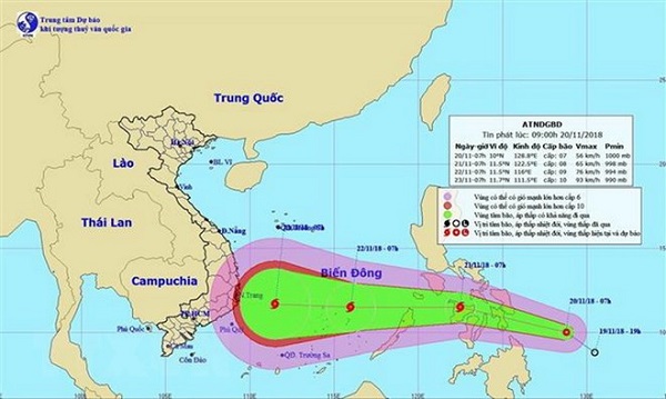 Khẩn trương ứng phó với áp thấp nhiệt đới có khả năng mạnh lên thành bão trên Biển Đông - Hình 1