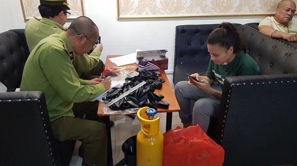 Lực lượng quản lý thị trường tỉnh Lạng Sơn: Thu giữ 26 kg khí N2O độc hại - Hình 1