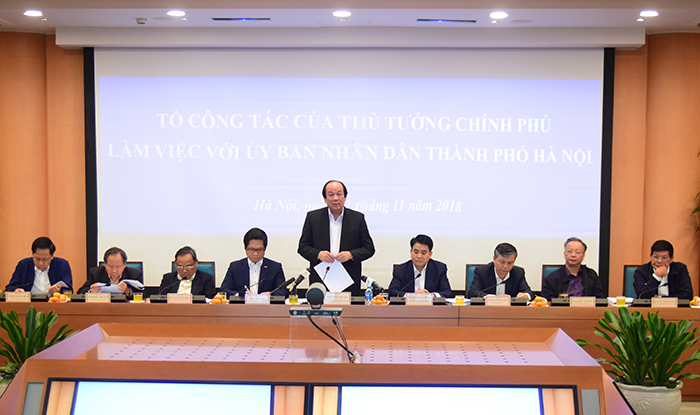 Tổ công tác của Chính phủ đánh giá cao về Hà Nội