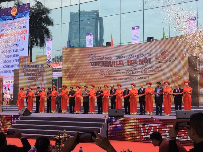 Triển lãm quốc tế Vietbuild 2018 lần 3 chính thức khai mạc tại Hà Nội