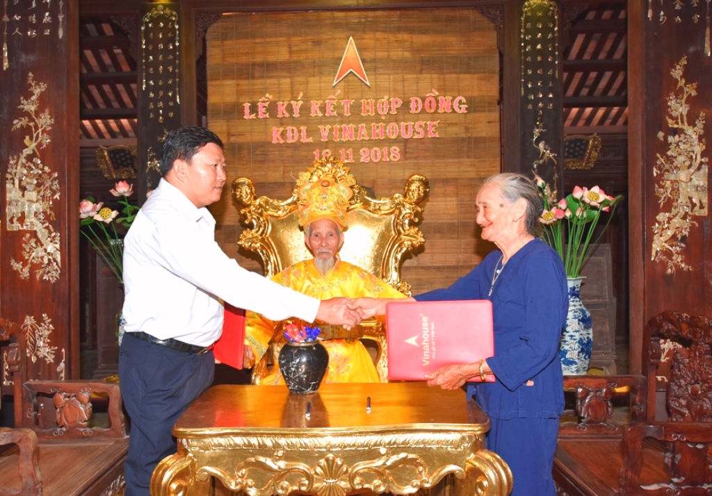 Quảng Nam: Cụ Bùi Thị Xong làm đại sứ thương hiệu cho Công ty CP Nhà Việt Nam Vinahouse - Hình 1