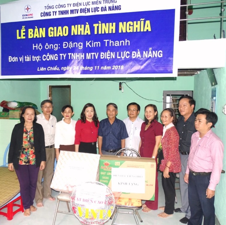 Điện lực Liên Chiểu – Đà Nẵng: Tặng nhà tình nghĩa và quà cho các hộ dân nghèo - Hình 1