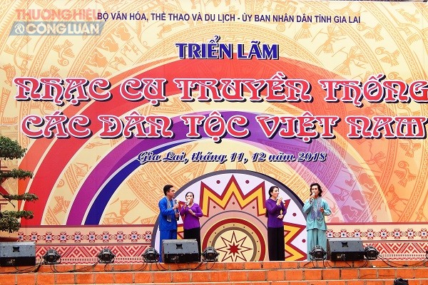 Festival văn hóa Cồng chiêng Tây Nguyên 2018: Triển lãm “Nhạc cụ truyền thống các dân tộc Việt Nam” - Hình 2
