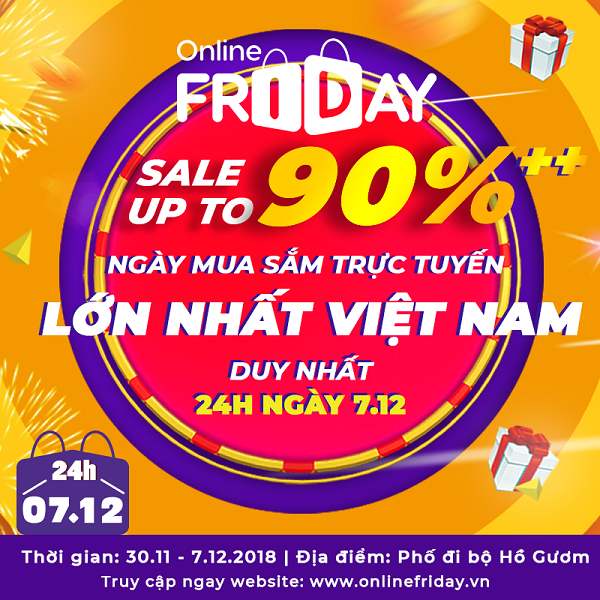 Khai mạc Ngày mua sắm trực tuyến - Online Friday 2018