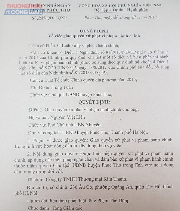 Vi phạm nhưng vẫn không bị ngăn chặn, cán bộ phụ trách (huyện Phúc Thọ) đang buông lỏng quản lý? - Hình 3