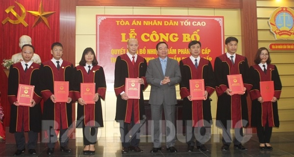 Hải Dương: Bổ nhiệm thẩm phán tòa án hai cấp tỉnh