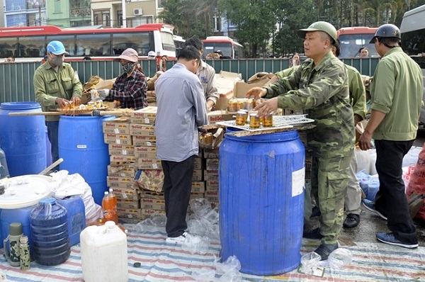 Quảng Ninh: Tiêu hủy hàng giả trị giá hơn 5 tỷ đồng