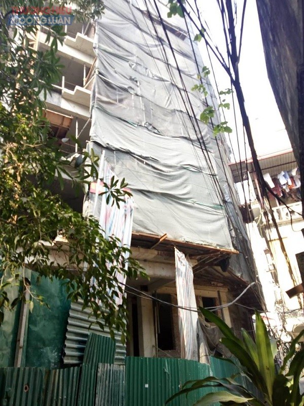 Hà Nội: Hàng loạt công trình xây dựng sai phép trên địa bàn phường Phan Chu Trinh - Hình 1