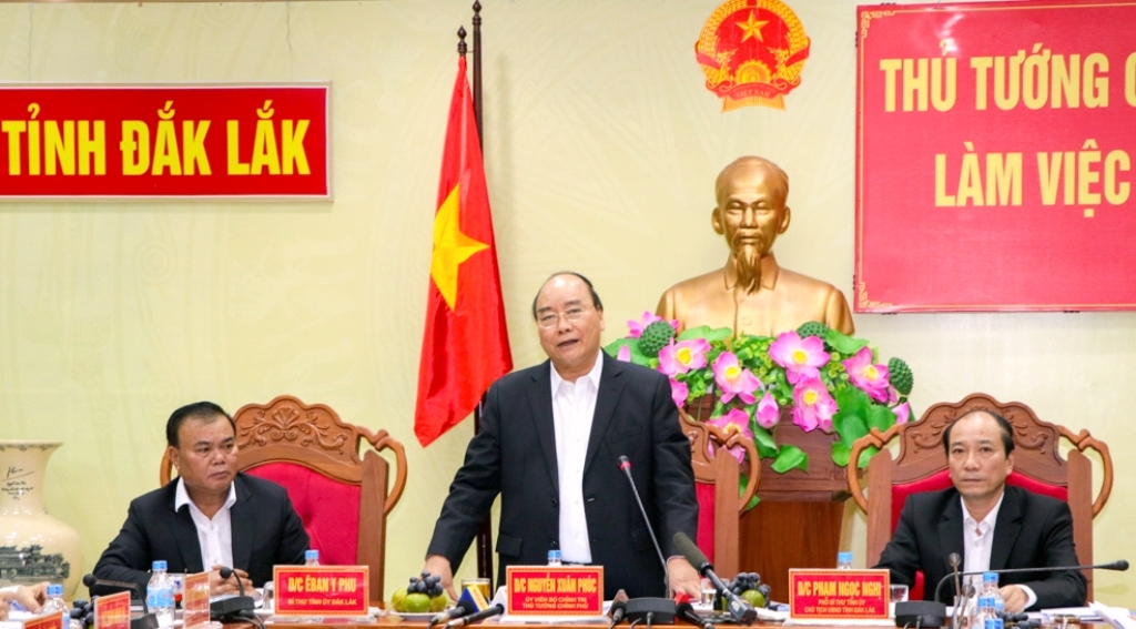 Thủ tướng Nguyễn Xuân Phúc làm việc với tỉnh ĐăkLăk - Hình 1