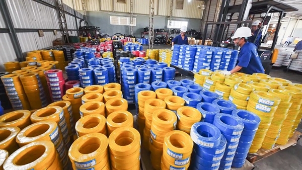 Xuất khẩu dây và cáp điện lọt top nhóm hàng kim ngạch tỷ USD
