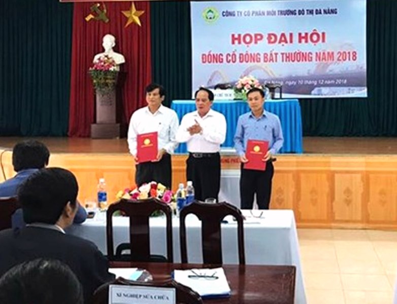 Đà Nẵng: Miễn nhiệm chức Chủ tịch HĐQT và Tổng giám đốc Công ty CP Môi trường đô thị