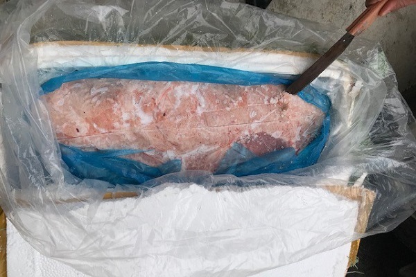 Lạng Sơn: Bắt giữ hơn 1 tấn nội tạng lợn nhập lậu từ Trung Quốc - Hình 1
