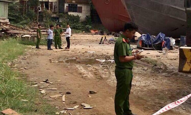 TP.HCM: Nổ xưởng đóng tàu, nhiều người thương vong