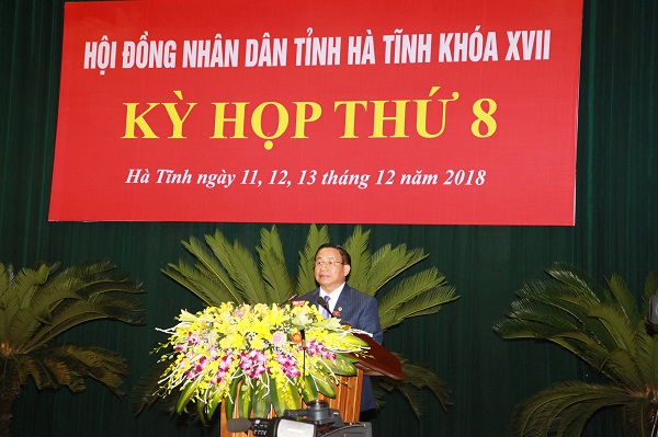 Bế mạc kỳ họp thứ 8 HĐND tỉnh Hà Tĩnh khóa XVII thành công tốt đẹp - Hình 2
