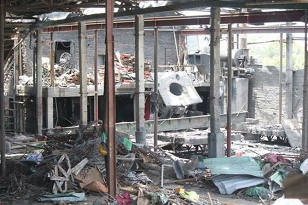 Bắc Giang: Nổ xưởng phân đạm hóa chất, một công nhân tử vong - Hình 1