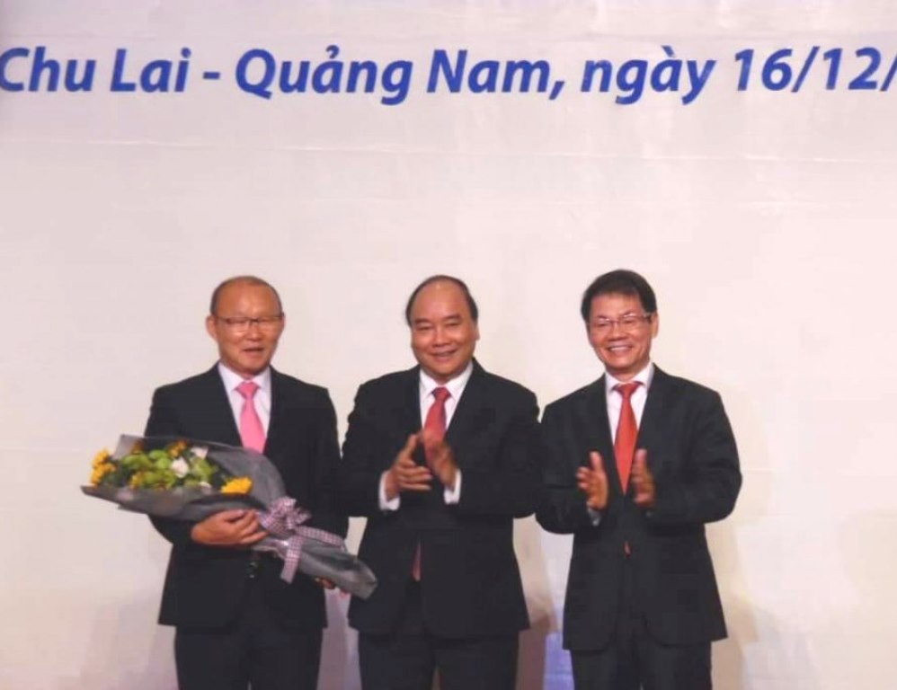 Quảng Nam: HLV Park Hang Seo cùng người hâm mộ