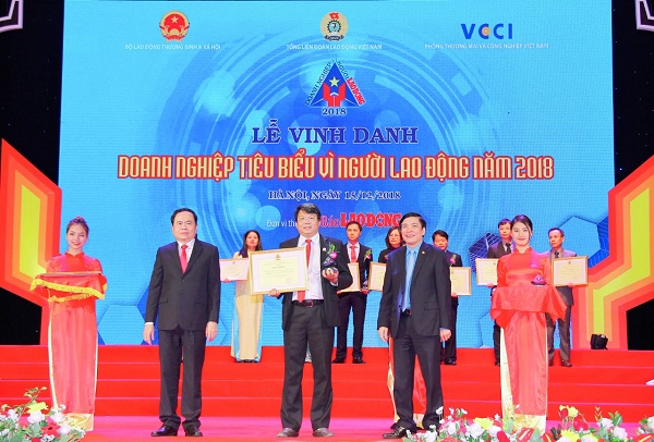 Yến sào Khánh Hòa: Top 60 doanh nghiệp vì Người lao động năm 2018
