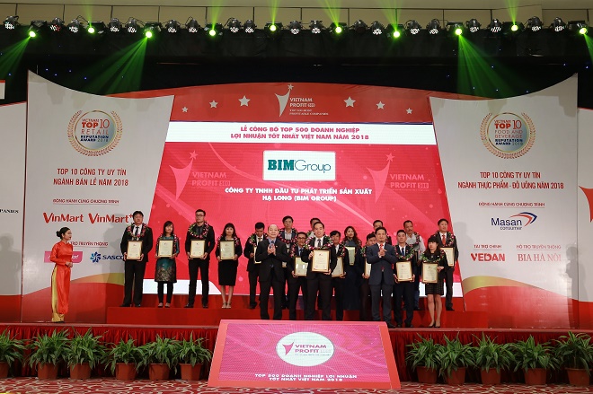 BIM Group lọt Top 500 doanh nghiệp tư nhân lợi nhuận tốt nhất Việt Nam năm 2018 - Hình 1