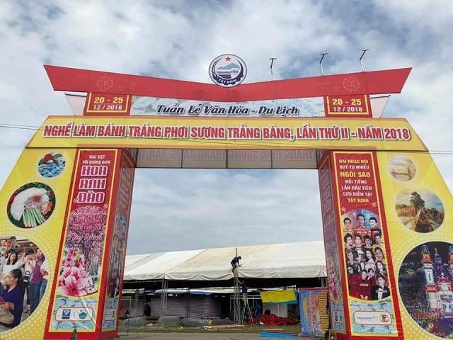 Tây Ninh: Khai mạc “Tuần lễ Văn hoá, du lịch nghề làm bánh tráng phơi sương Trảng Bàng” năm 2018