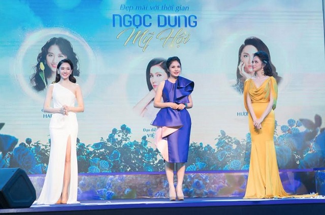 Việt Trinh, Hari Won và Hương Giang đọ sắc tại sự kiện “Ngọc Dung mỹ hội”
