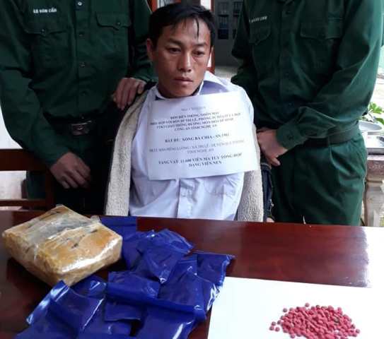 Nghệ An: Bắt đối tượng vận chuyển gần 12.000 viên ma túy