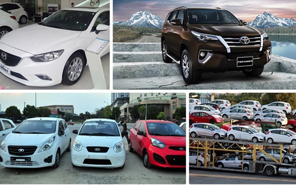 Gần tết ô tô nhập khẩu tăng đột biến