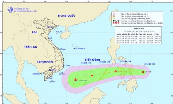 Sẵn sàng ứng phó với áp thấp nhiệt đới trên Biển Đông - Hình 1