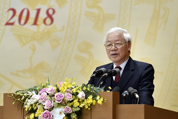 Tổng Bí thư, Chủ tịch nước Nguyễn Phú Trọng: Phấn đấu năm 2019 đạt kết quả cao hơn 2018 - Hình 1