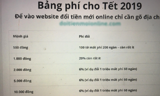 Dịch vụ đổi tiền lẻ lì xì nhộn nhịp, phí cao ngất ngưởng trước Tết Nguyên đán