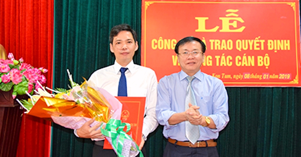 Kon Tum: Ông Đặng Quang Hà được bổ nhiệm giữ chức Chánh Văn phòng UBND tỉnh