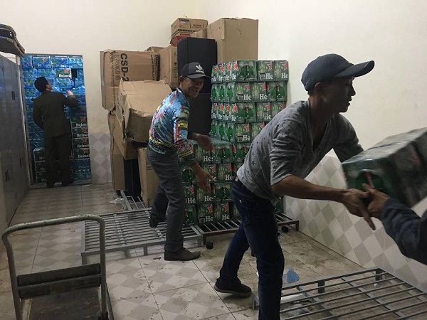 Hải Phòng: Thu giữ lượng lớn bia, nước ngọt không rõ nguồn gốc