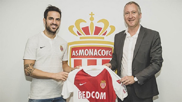 Fabregas rời Chelsea cập bến Monaco