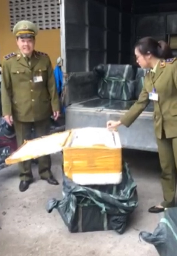 Bắc Giang: Phát hiện, tiêu hủy 350kg nầm lợn không rõ nguồn gốc