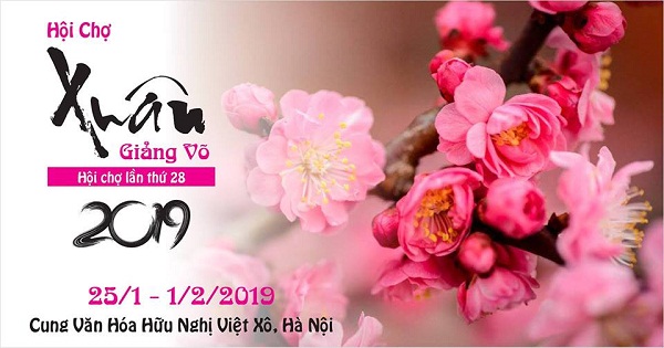 Tưng bừng sắm Tết tại Hội chợ Xuân Giảng Võ 2019