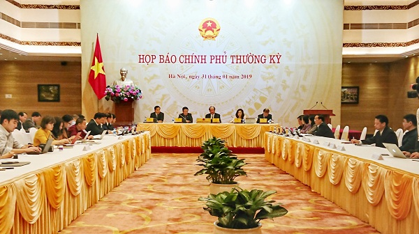 Họp báo Chính phủ thường kỳ tháng 01/2019: Nền kinh tế Việt Nam sẽ tiếp tục khởi sắc - Hình 1