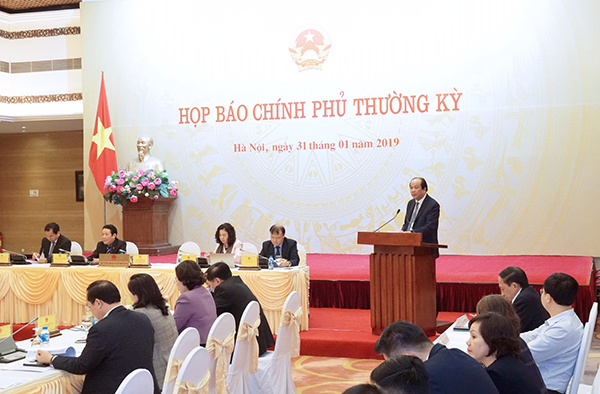 Họp báo Chính phủ thường kỳ tháng 01/2019: Nền kinh tế Việt Nam sẽ tiếp tục khởi sắc - Hình 2