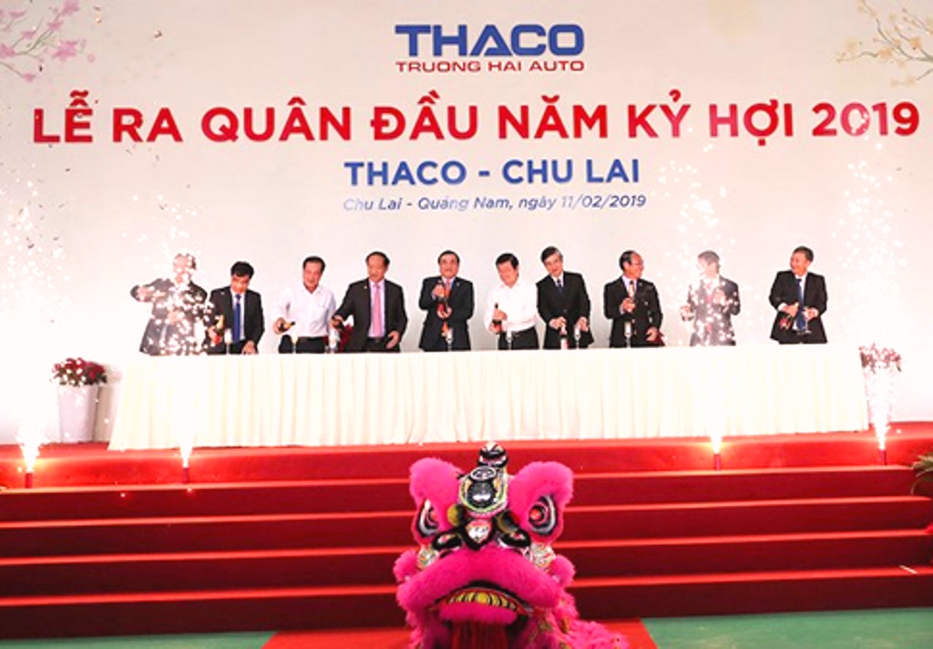 Quảng Nam: Thaco phát động lễ ra quân đầu năm 2019 - Hình 1