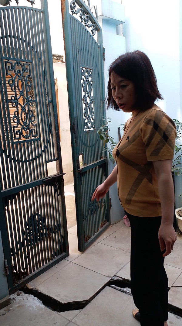 Chùm ảnh hàng trăm nhà bị lún nứt do ảnh hưởng của công trình khách sạn 5 sao Pullman Hải Phòng