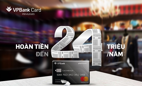 VPBank ra mắt thẻ tín dụng hoàn tiền với mọi chi tiêu qua thẻ - Hình 1
