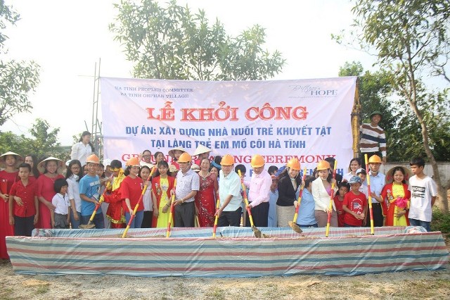 Hà Tĩnh: Khởi công xây dựng mái ấm tình thương dành cho trẻ khuyết tật