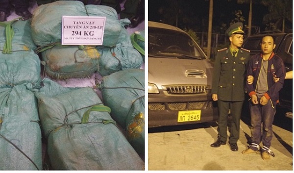 Hà Tĩnh: Bắt đối tượng người Lào vận chuyển gần 300kg ma túy đá - Hình 1