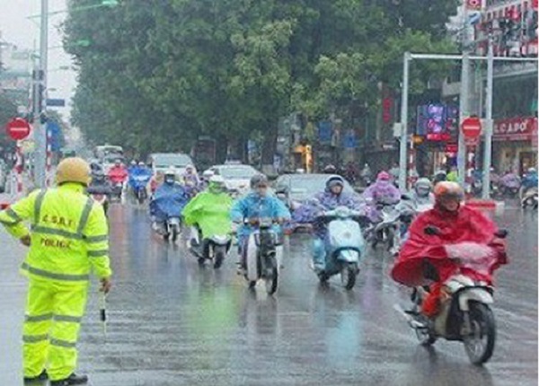 Ảnh hưởng của rãnh áp, Bắc Bộ và Bắc Trung Bộ có mưa dông diện rộng