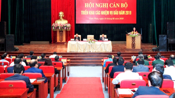 Vĩnh Phúc: Triển khai các nhiệm vụ trọng tâm năm 2019
