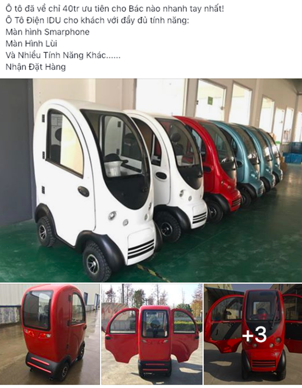Thận trọng khi mua ô tô mini Trung Quốc giá 40 triệu đồng - Hình 1
